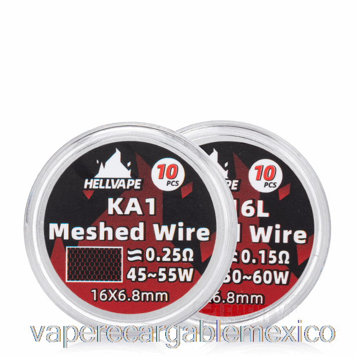 Vape Recargable Hellvape Conejo Muerto M Alambre Mallado 0.15ohm Hojas De Alambre Mallado